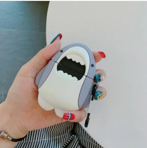 Silicone protective cover for Apple AirPods 1 and 2 wireless charging cases