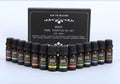 Set of fourteen 10ml bottles of 100% pure aromatherapy essential oils in various fragrances