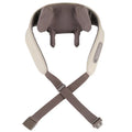 Creamy white rechargeable shoulder and neck massager with infrared therapy function
