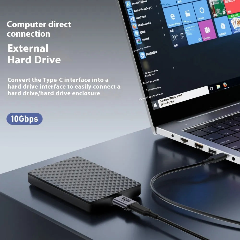 USB AM male to Micro-B male adapter cable for connecting legacy devices to modern computers