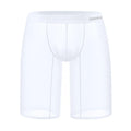 Men's seamless black nylon mesh shorts with hip-lifting function for homewear