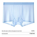 Ultra-thin ice silk men's boxer briefs in a solid colour on a white background.
