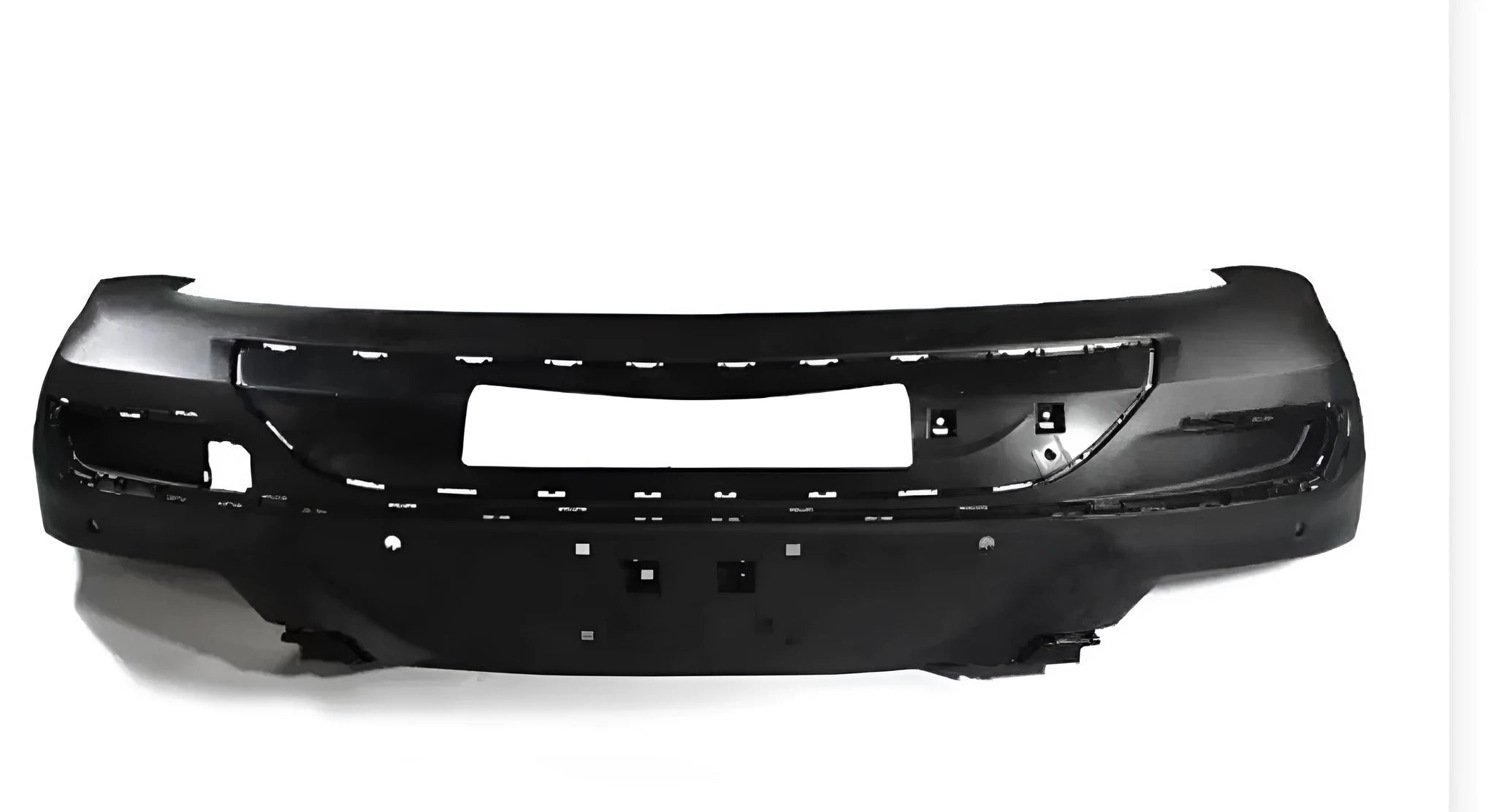 Gloss black plastic front bumper replacement part for BMW E36 3 Series
