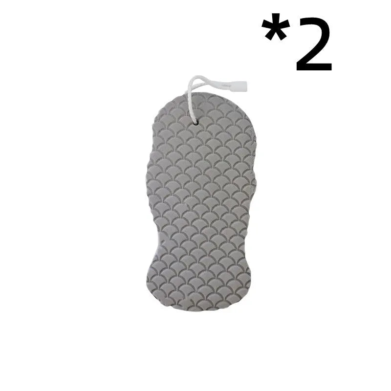 3D fish scale pattern bath sponge in white colour for body exfoliation