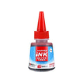 Black, red, blue, and green quick-dry waterproof oil markers for woodworking, 15.2 cm long.