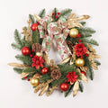 Plastic American country style Christmas garland options: wall hanging, lintel, standard, and rattan strand.
