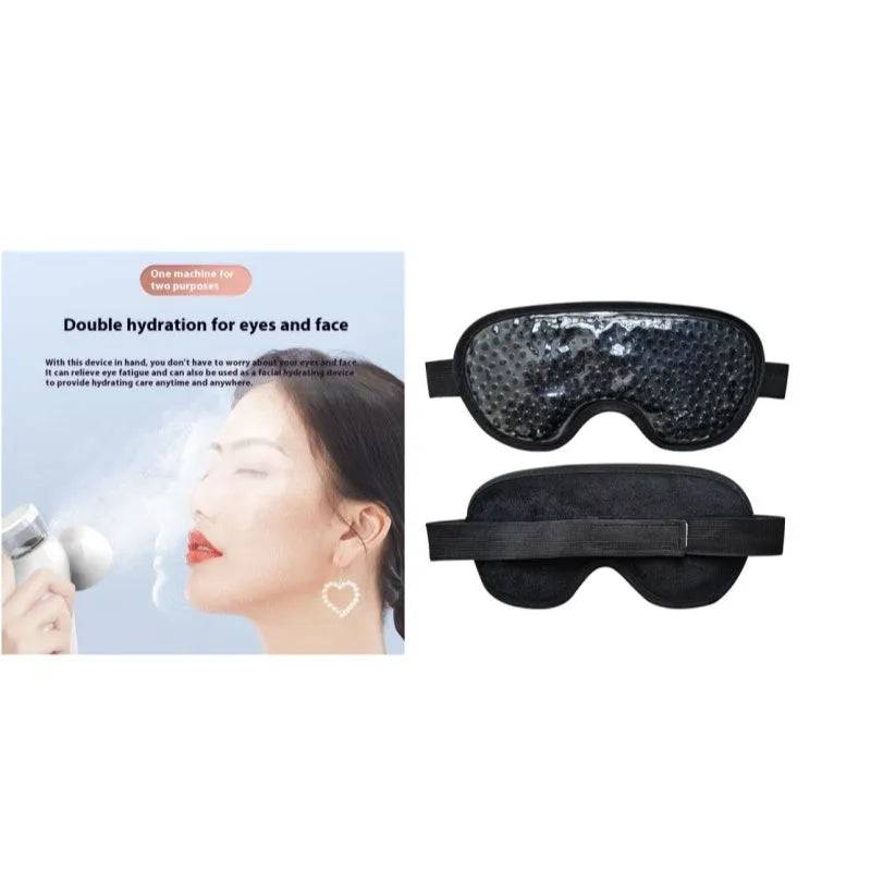 White portable rechargeable eye compress device with warm therapy function