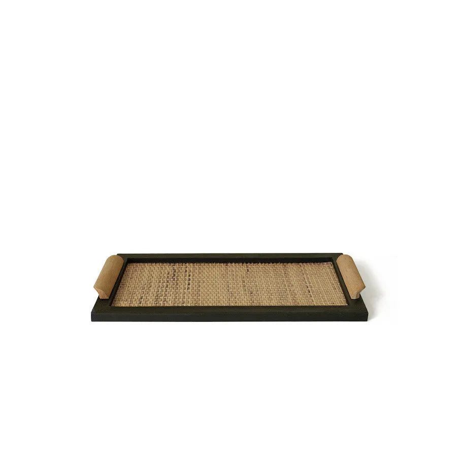 Pine wood dining tray with compartment elegant house design for tea room living room organisation