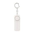 Girls personal safety alarm in pink colour showing compact size and LED light