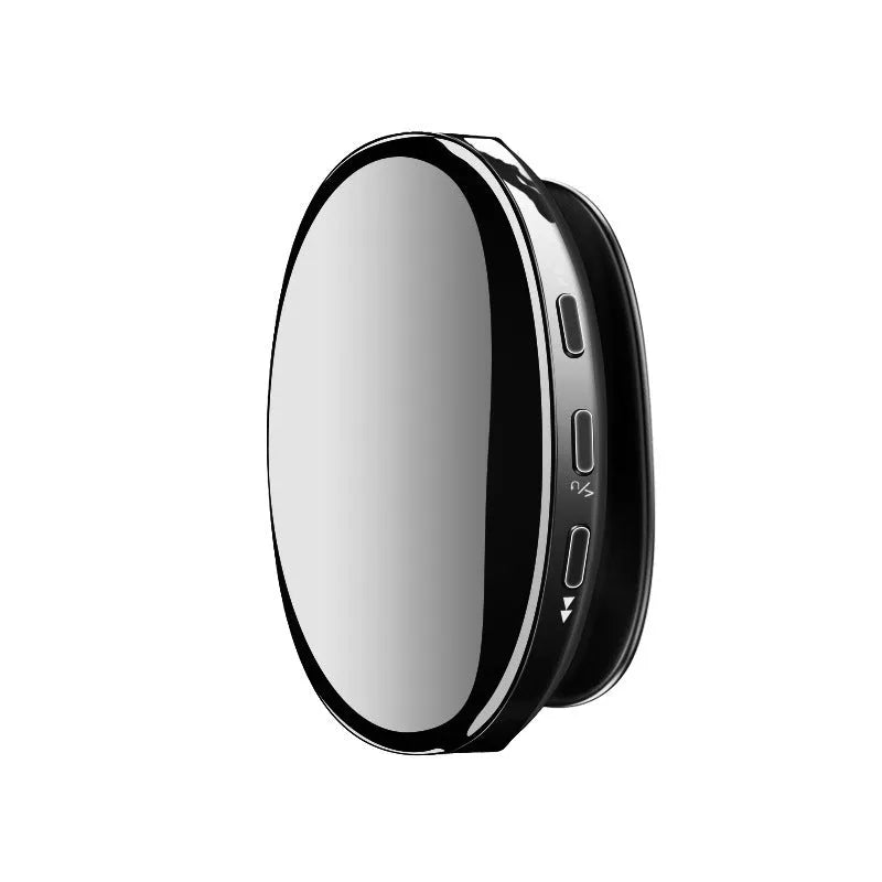 Bluetooth MP4 music player in blue, black, or rose gold with OLED display showing track info.