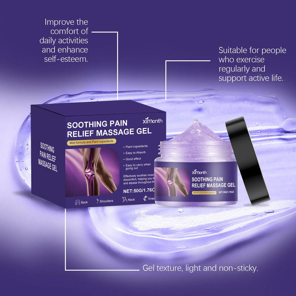 50g jar of herbal body joint care gel for topical muscle and joint application
