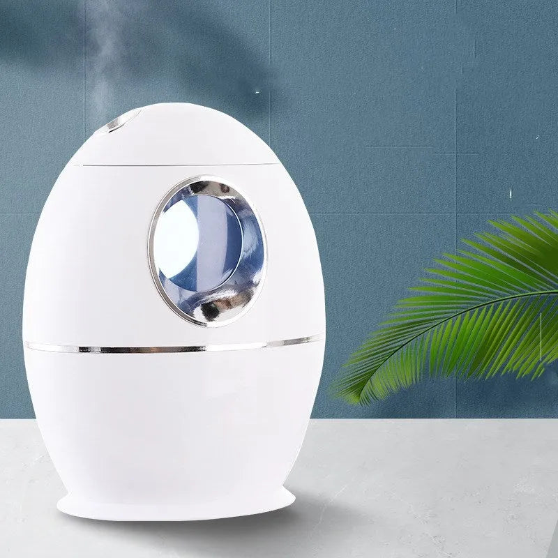 White columnar USB humidifier with anion function for large rooms up to 60 square metres