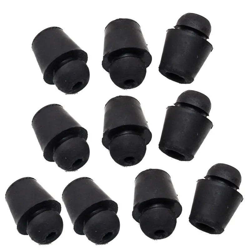 X16 coloured automotive rubber dampening clips for trunk and cover shock absorption