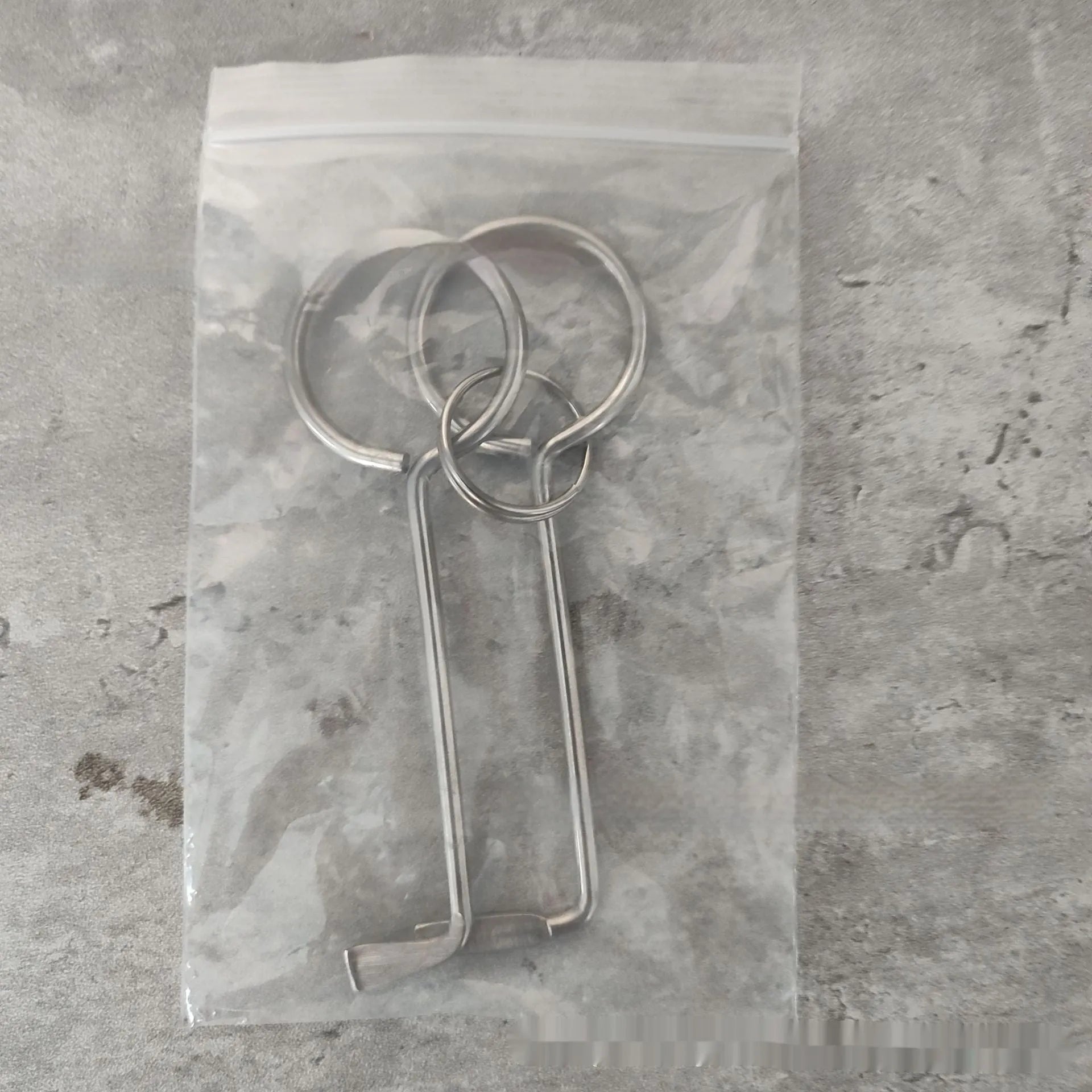 Two alloy wrench tools from a portable 2-piece set for family and universal DIY use