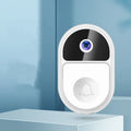 Doodle Smart Visual Doorbell V8 wireless unit in black or white for outside room installation.