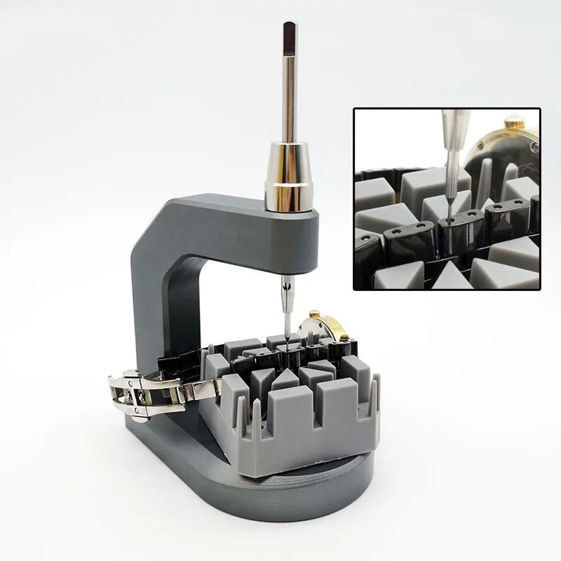 Silver tool steel press strap removal tool for watches and jewellery with 0.50-1.60mm blade.