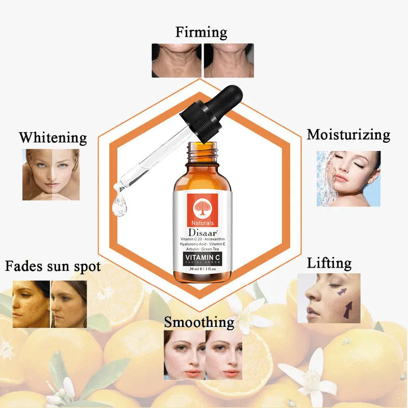 Vitamin C serum facial brightening fade mark serum 30ml bottle