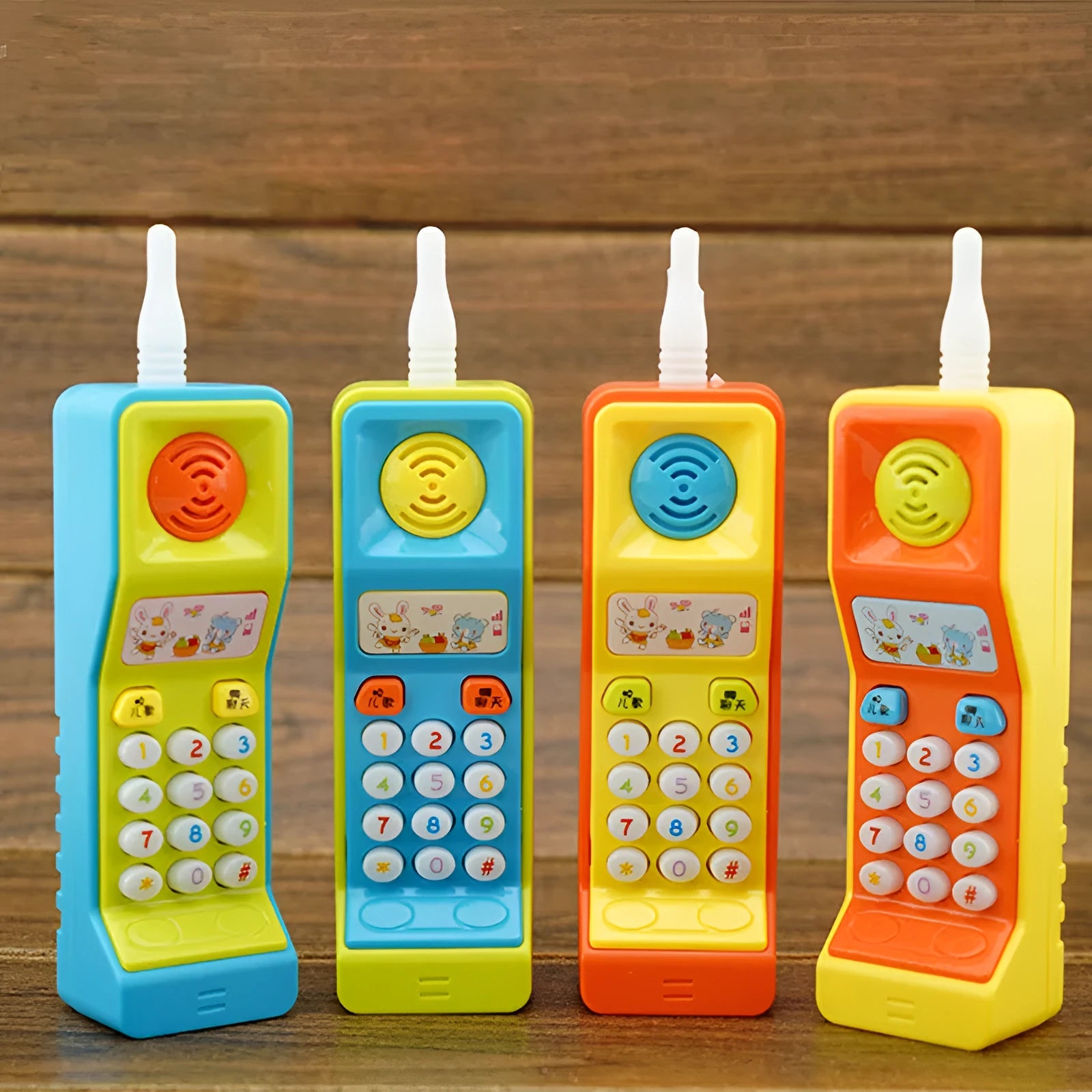 Electric sound and light music cartoon animal toy for children with battery operation