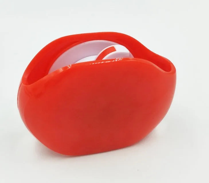 Automatic earphone cable winder retractor in a compact plastic case.