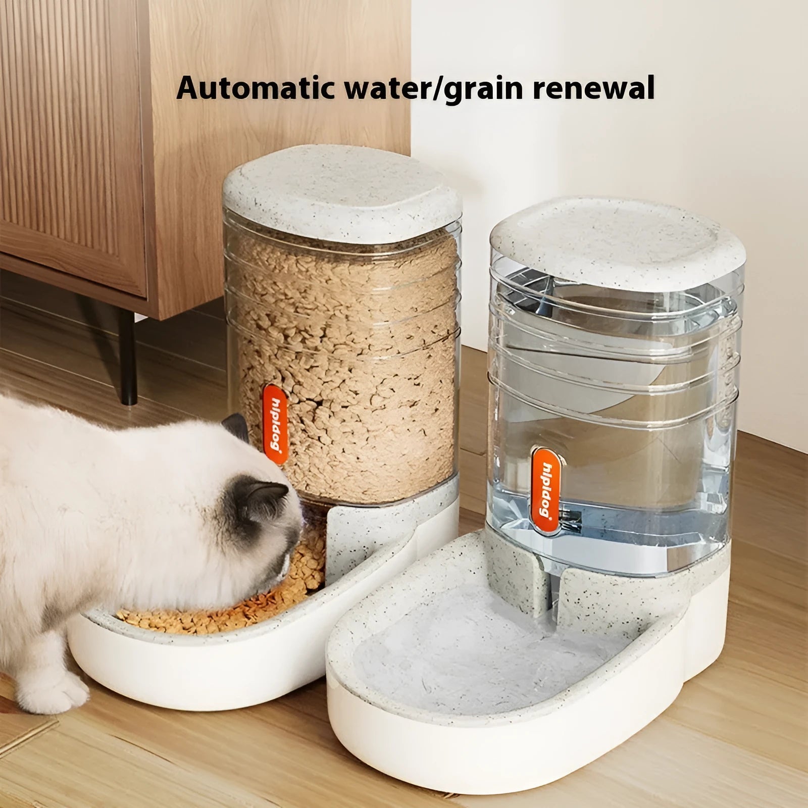 Second generation 3.8 litre automatic pet drinker for dogs and cats in blue, green, grey or pink
