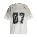 Men's black pure cotton short-sleeved T-shirt with a printed graphic on the front.