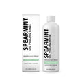 100 ml bottle of spearmint oil pulling rinse mouthwash with clove and peppermint oils