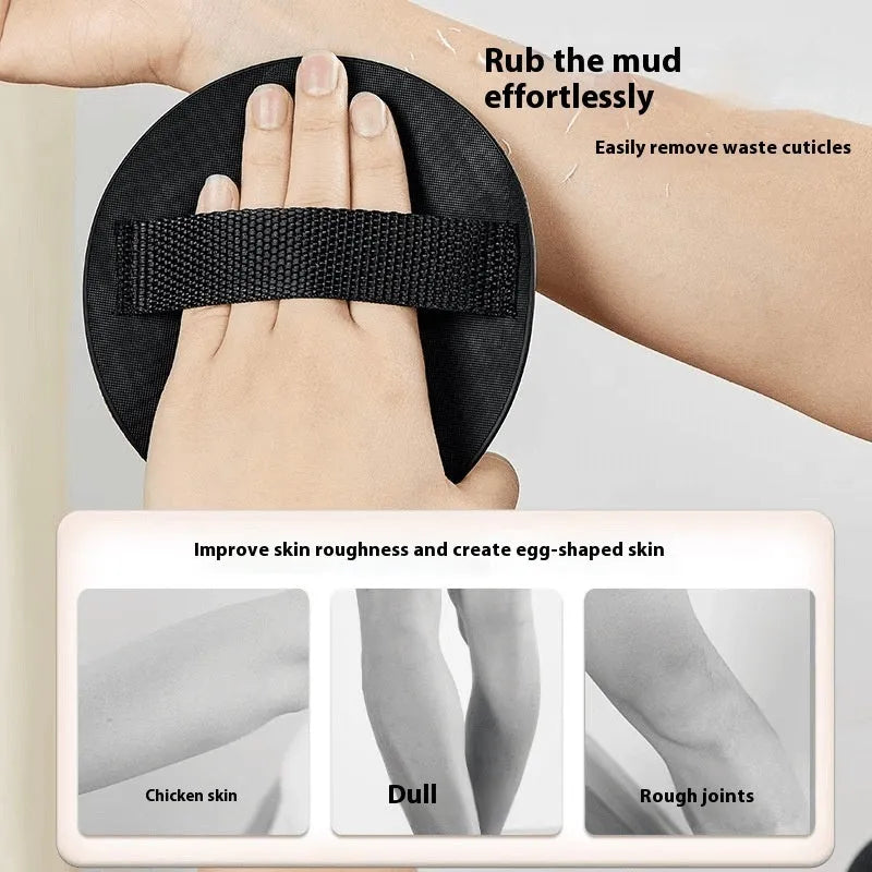 Rubber bath towel finger styling gadget for women in round cake lace or finger strap colour options