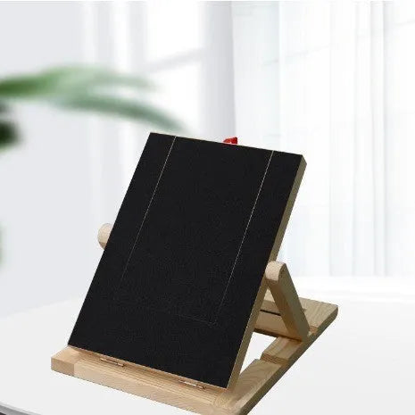 Wooden dog scratch board with replaceable sandpaper surface, black, 34.97 by 24.99 cm