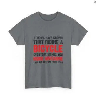 Grey women's short sleeve cotton T-shirt with a printed design, showing front view.