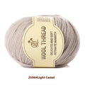Roll of wool knitting yarn in a choice of colours for hand knitting with needle number 10.