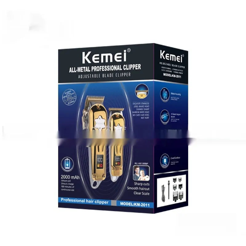 Electric hair cutter model KM-2011 rechargeable cordless trimmer