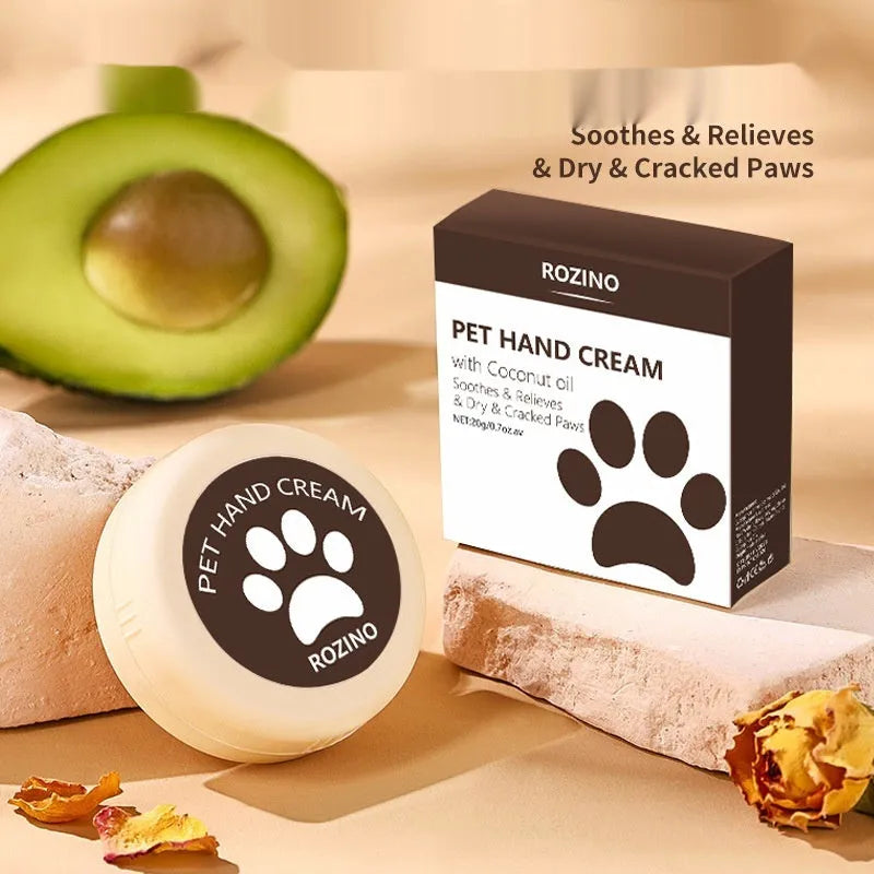 20g tube of pet hand cream with glycerin formula for dogs and cats dry skin treatment