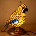 European-style small bird night lamp with USB power, 16x14x8 cm, in yellow bird colour