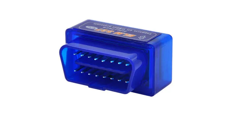 ELM327 OBD2 Bluetooth auto fault detector scanner with compact 45mm design for car diagnostics