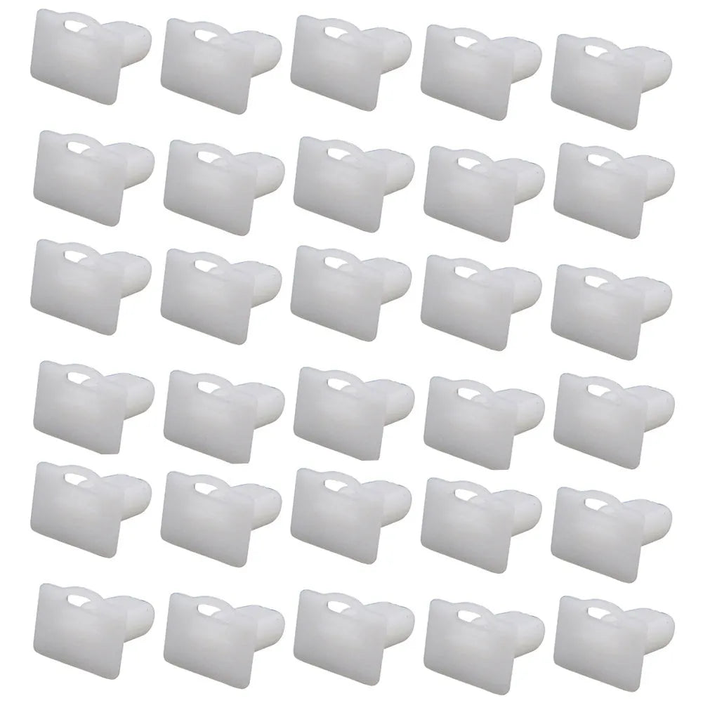 D318 style automotive plastic glue nails and buckles trim fasteners set with 60 PA66 plastic pieces for car interior panel repairs