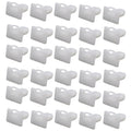 D318 style automotive plastic glue nails and buckles trim fasteners set with 60 PA66 plastic pieces for car interior panel repairs