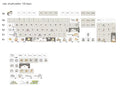 XDA profile mechanical keyboard keycaps in custard yellow and mouse grey colours for 68 75 98 100 keyboard layouts