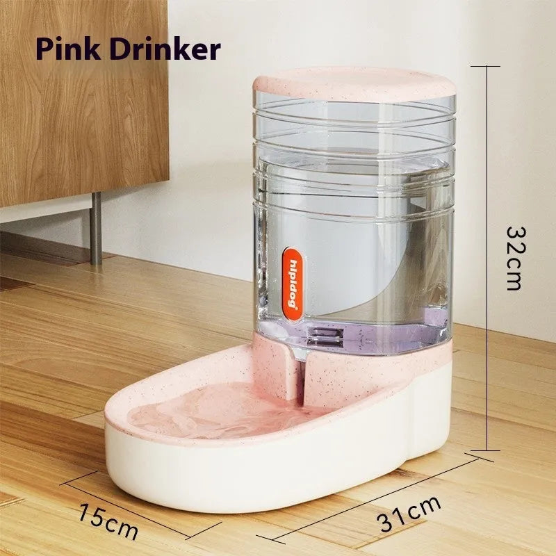 Second generation 3.8 litre automatic pet drinker for dogs and cats in blue, green, grey or pink