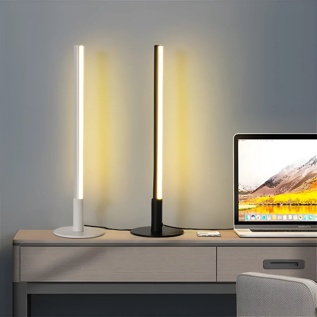 Black retro aluminium alloy decorative lamp with LED lighting for ambient illumination
