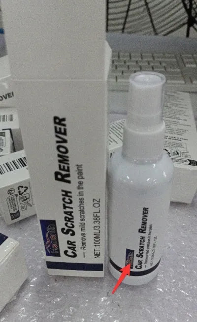 Car scratch repair spray bottle for paint surface removal and sealing glaze coating renovation