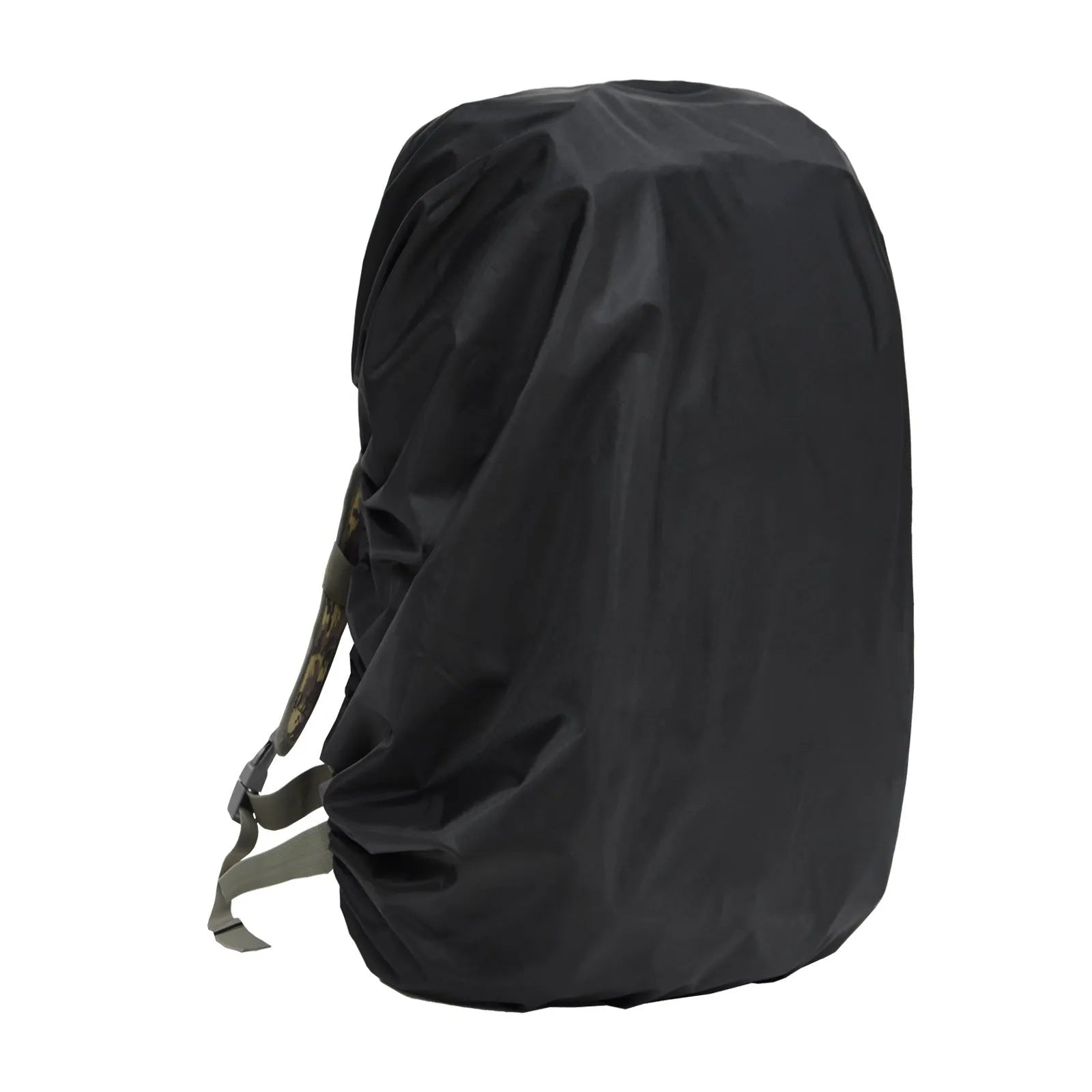 Army green waterproof backpack rain cover for outdoor hiking and mountaineering