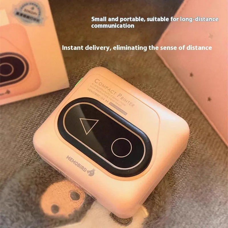 Portable Bluetooth thermal printer in multiple colours with mobile phone printing capability