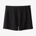 Men's pure cotton boxer shorts in light grey colour with high waist design and loose fit