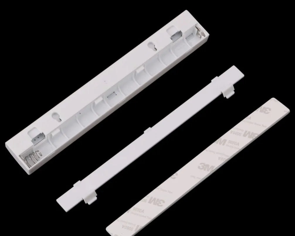 Silver aluminium LED closet light with magnetic back and human body motion sensor
