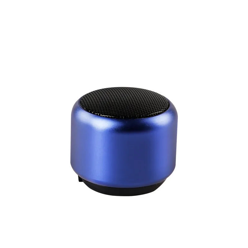 Portable outdoor mini Bluetooth speaker in choice of black, blue, gold or pink colours