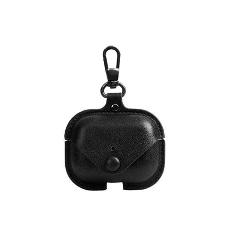 AirPods Pro protective leather case in a choice of PU patterns including cross, crystal, and litchi texture.