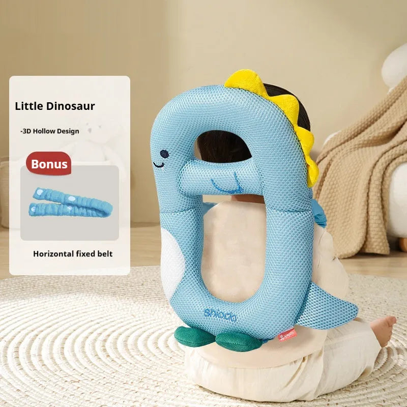 Baby anti-collision pillow in cartoon animal design with EPS filling for toddler walking protection
