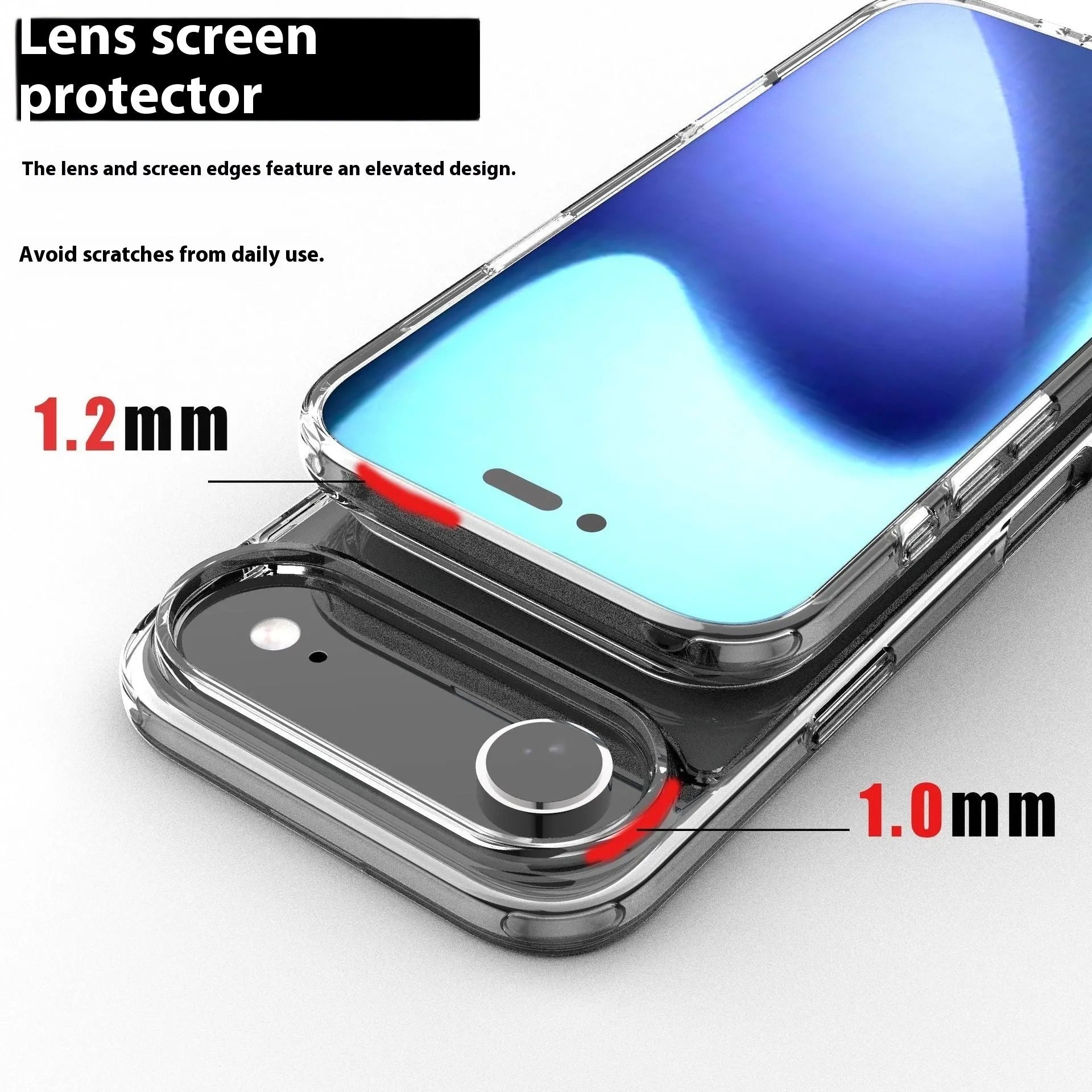 Transparent magnetic phone case for iPhone 17 series with shockproof TPU construction