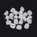 Transparent plastic interior trim fasteners for BMW E39 E38 peach wood seats