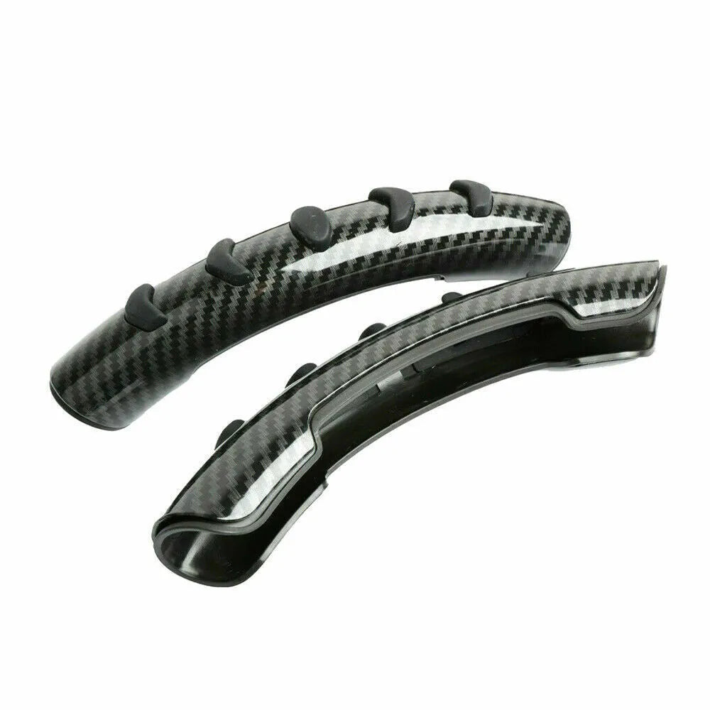 Carbon fibre black fibre steering wheel anti-skid sleeve for 38cm diameter car steering wheels